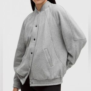 NWT Scuba Oversized Varsity Jacket *Plush